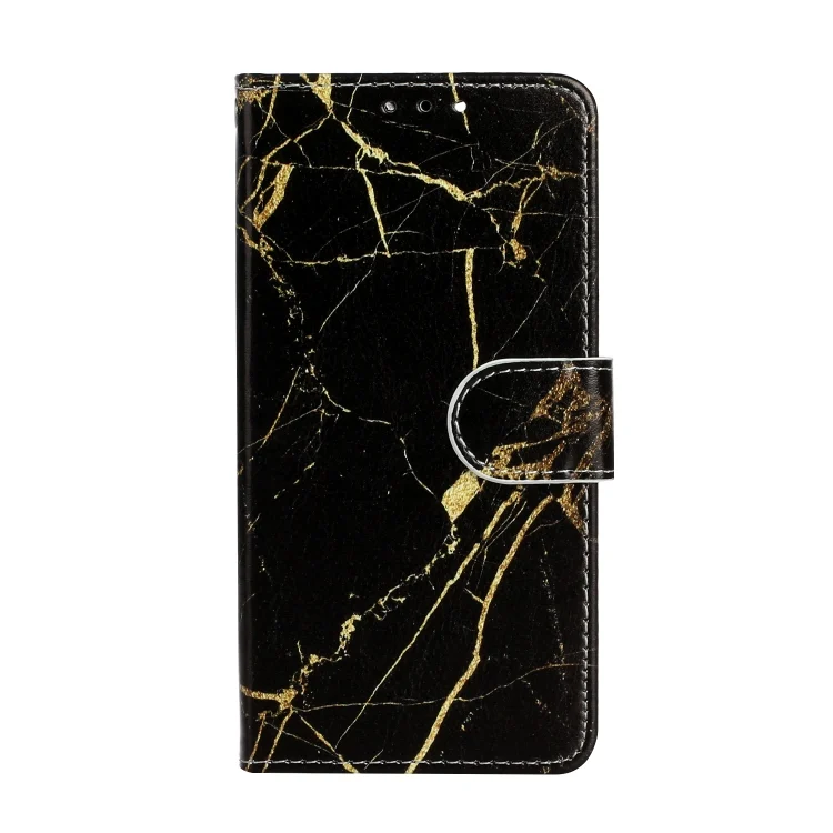 EDA006972603A_1.webp Colored Drawing Marble Pattern Leather Phone Case, For iPhone 16 Plus, For iPhone 16 - Image 2