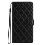 Rhombus Lattice Texture Leather Phone Case, For iPhone 16 Pro Max, For iPhone 16 Pro, For iPhone 16 Plus, For iPhone 16 - Image 2