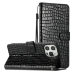 Crocodile Texture Horizontal Flip Leather Phone Case, For iPhone 16 Pro Max, For iPhone 16 Pro, For iPhone 16 Plus