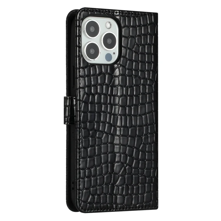 EDA006973801A_3.webp Crocodile Texture Horizontal Flip Leather Phone Case, For iPhone 16 Pro Max, For iPhone 16 Pro, For iPhone 16 Plus - Image 4