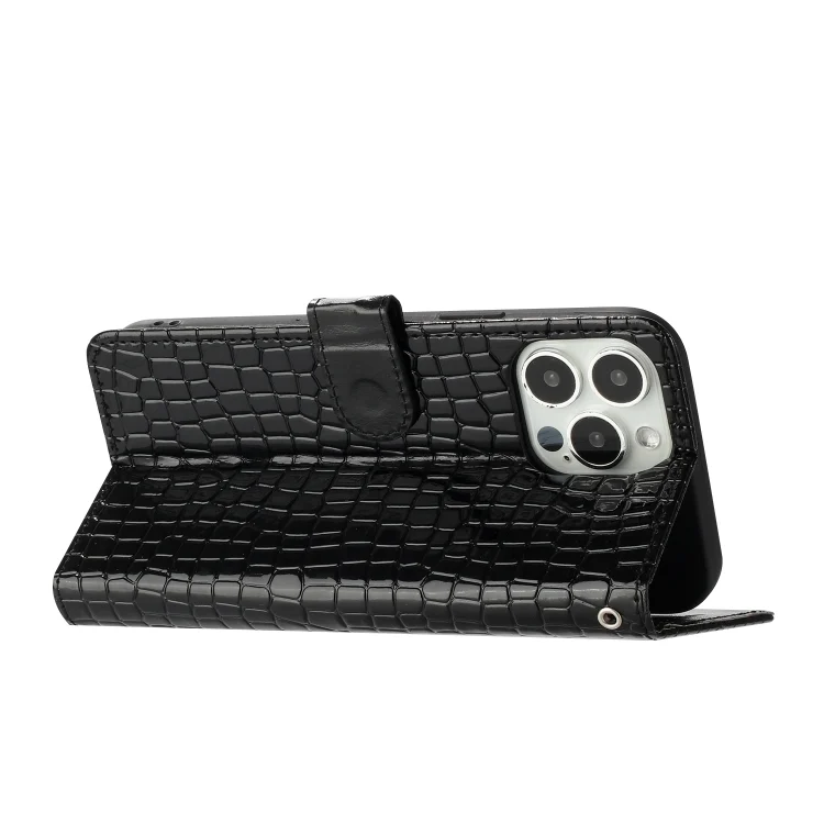 EDA006973801A_5.webp Crocodile Texture Horizontal Flip Leather Phone Case, For iPhone 16 Pro Max, For iPhone 16 Pro, For iPhone 16 Plus - Image 6
