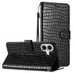 Crocodile Texture Horizontal Flip Leather Phone Case, For iPhone 16