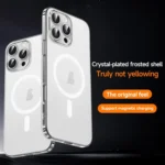 SULADA Crystal Sand Series Electroplating Frosted MagSafe Magnetic Phone Case, For iPhone 16 Pro Max, For iPhone 16 Pro, For iPhone 16 Plus, For iPhone 16, For iPhone 15 Pro Max, For iPhone 15 Pro... - Image 2