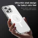 SULADA Crystal Sand Series Electroplating Frosted MagSafe Magnetic Phone Case, For iPhone 16 Pro Max, For iPhone 16 Pro, For iPhone 16 Plus, For iPhone 16, For iPhone 15 Pro Max, For iPhone 15 Pro... - Image 3
