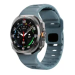 Wave Texture Reverse Buckle Silicone Watch Band