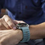 Wave Texture Reverse Buckle Silicone Watch Band - Image 8