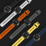 Wave Texture Reverse Buckle Silicone Watch Band - Image 4