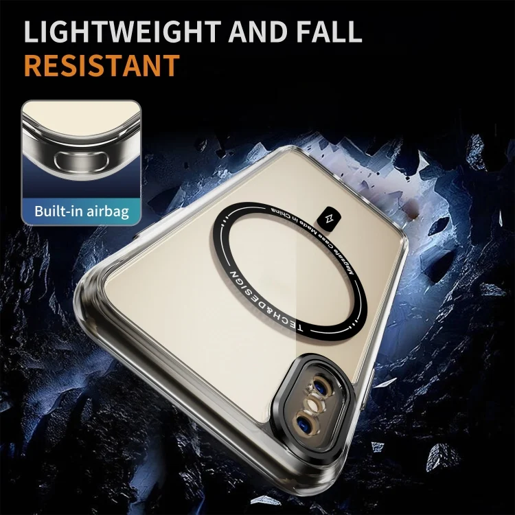 EDA006979925A_4.webp Airbag Magsafe PC Hybrid TPU Phone Case, For iPhone XS Max, For iPhone 7 Plus / 8 Plus - Image 5