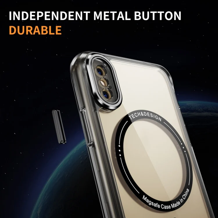 EDA006979925A_5.webp Airbag Magsafe PC Hybrid TPU Phone Case, For iPhone XS Max, For iPhone 7 Plus / 8 Plus - Image 6