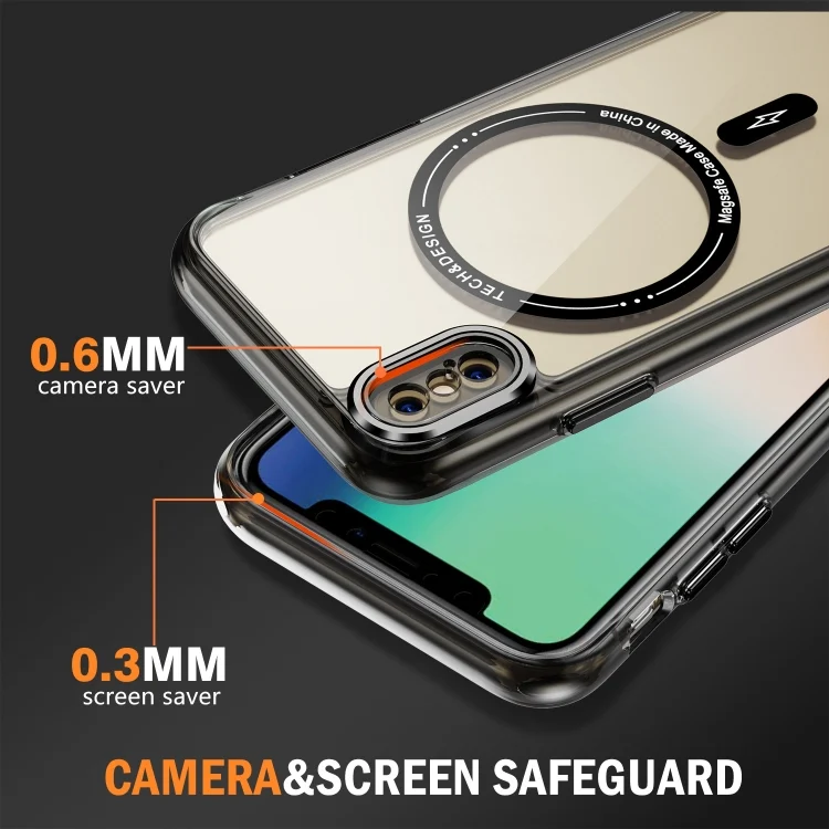 EDA006979925A_6.webp Airbag Magsafe PC Hybrid TPU Phone Case, For iPhone XS Max, For iPhone 7 Plus / 8 Plus - Image 7