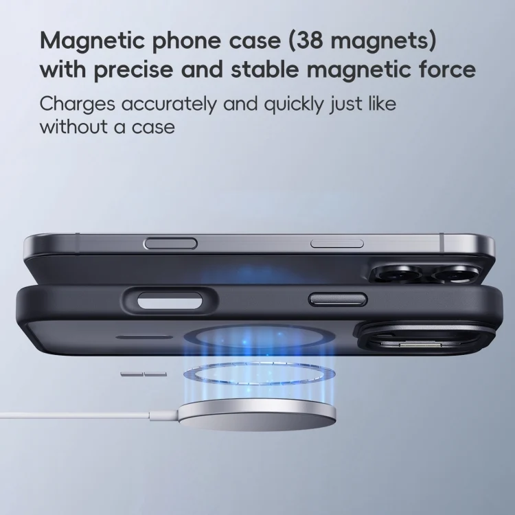 EDA0069893_B6.webp Frosted Lens Holder MagSafe Magnetic Phone Case, For iPhone 16 Pro Max, For iPhone 16 Pro, For iPhone 16 Plus, For iPhone 16 - Image 7