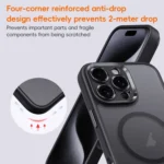 Fine Hole Frosted MagSafe Magnetic Phone Case, For iPhone 16 Pro Max, For iPhone 16 Pro, For iPhone 16 Plus, For iPhone 16 - Image 4