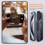Fine Hole Frosted MagSafe Magnetic Phone Case, For iPhone 16 Pro Max, For iPhone 16 Pro, For iPhone 16 Plus, For iPhone 16 - Image 9