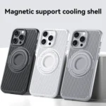 Cooling MagSafe Magnetic Phone Case with Trolley Bracket, For iPhone 16 Pro Max, For iPhone 16 Pro, For iPhone 16 - Image 2