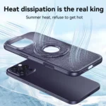 Cooling MagSafe Magnetic Phone Case with Trolley Bracket, For iPhone 16 Pro Max, For iPhone 16 Pro, For iPhone 16 - Image 4