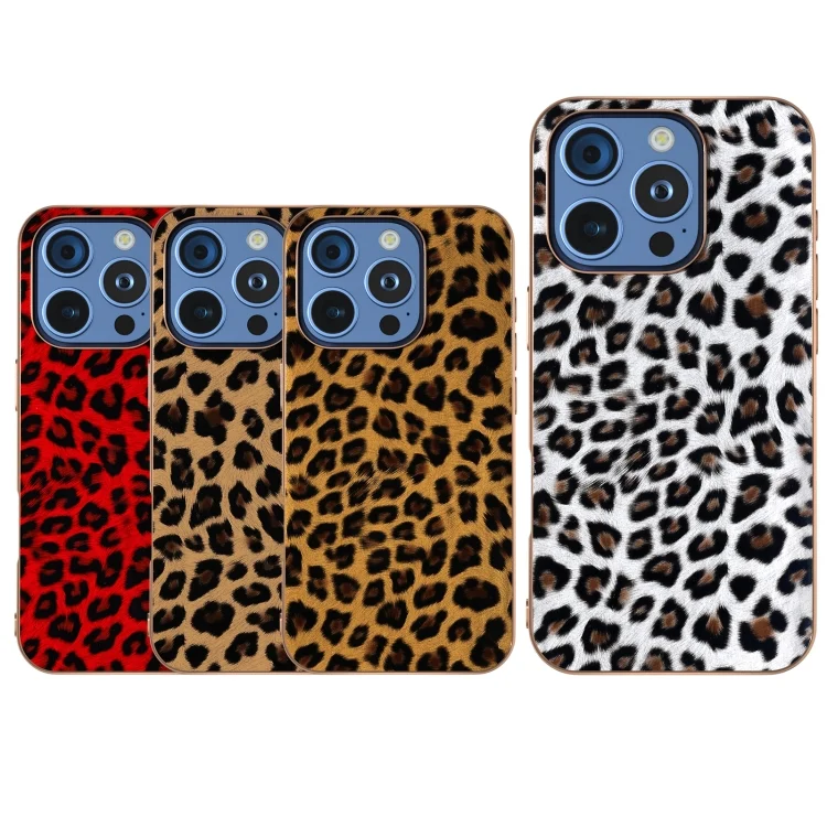 EDA006998104A_4.webp Nano Plating Leopard Print Phone Case, For iPhone 16 Pro Max, For iPhone 16 Pro, For iPhone 16 Plus, For iPhone 16 - Image 5