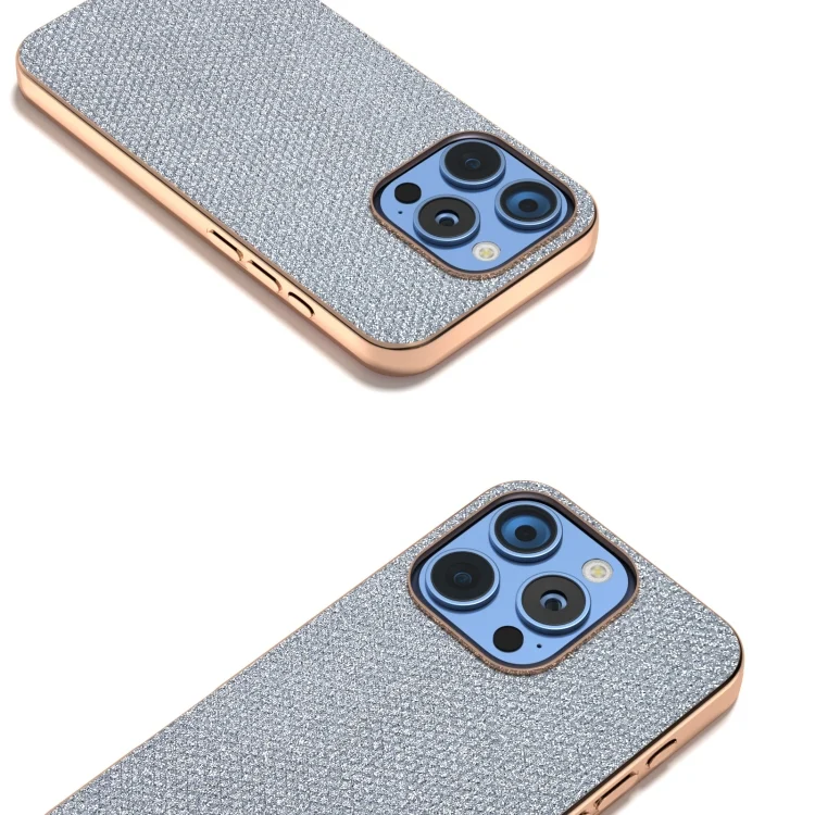 EDA006998201A_2.webp Nano Plating Diamond Texture Phone Case, For iPhone 16 Pro Max, For iPhone 16 Pro, For iPhone 16 Plus, For iPhone 16 - Image 3