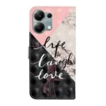 Oil Embossed 3D Drawing Leather Phone Case, For Redmi Note 13 Pro 4G, For Redmi Note 13 4G - Image 4