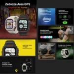 Zeblaze Ares GPS Rugged GPS Smart Watch, Support Heart Rate / Pulse Ox Blood Oxygen - Image 2