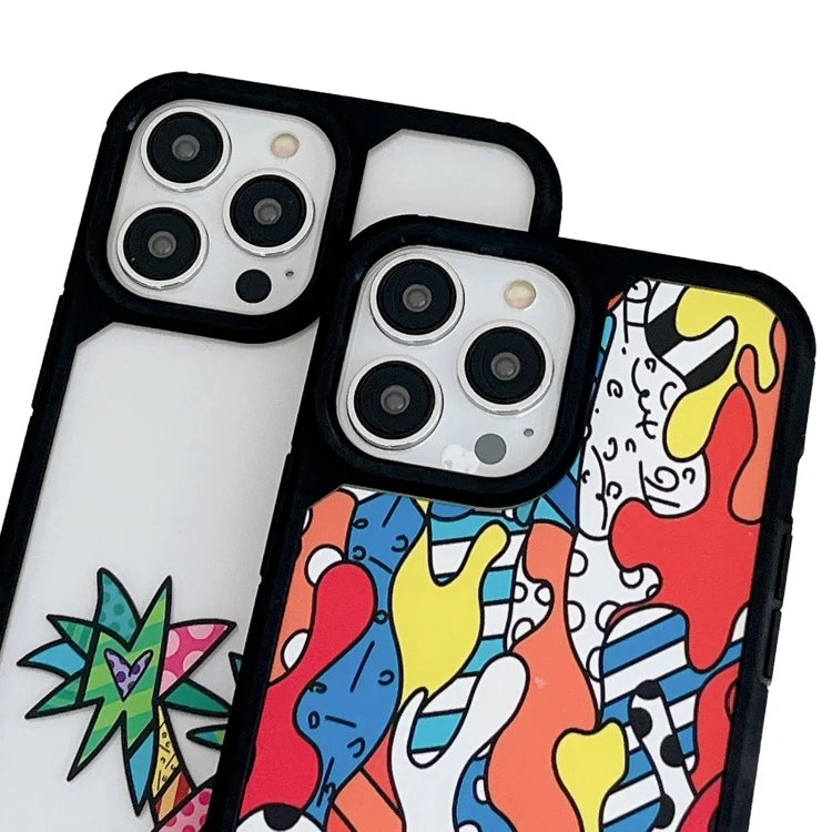 EDA0070022_B1.webp Exclusive Design Style PC Full Coverage Pattern Phone Case, For iPhone 15 Pro Max - Image 2