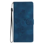 Flower Butterfly Embossing Pattern Leather Phone Case, For Redmi Note 14 Pro 4G, For Redmi Note 14 4G 163.25mm, For Redmi 14C 4G - Image 2