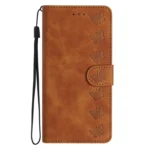 Seven Butterflies Embossed Leather Phone Case, For Xiaomi Poco C61, For Xiaomi Poco X6 - Image 2