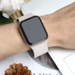 Tri-beads Magnetic Hoop Silicone Watch Band, For Apple Watch Series 3 38mm - Image 6