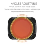Sunnylife AIR2-FI9282 For DJI Mavic Air 2 ND8-PL Coating Film Lens Filter - Image 4