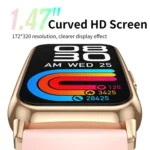 CY22 1.47 inch Steel Strap IP67 Waterproof Smart Watch, Support Heart Rate / Blood Pressure - Image 4