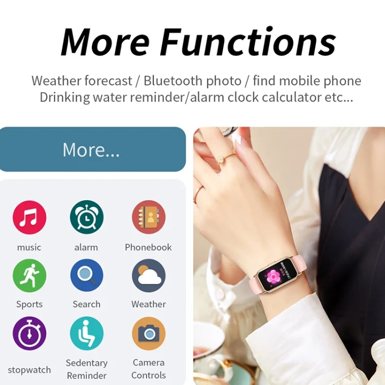 EDA007013501A_9.webp CY22 1.47 inch Steel Strap IP67 Waterproof Smart Watch, Support Heart Rate / Blood Pressure - Image 10