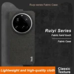 imak Ruiyi Series Cloth Texture PU + PC Phone Case, For Xiaomi 15 Ultra, For Xiaomi 15 Pro, For Xiaomi 15, For Xiaomi 14T Pro, For Xiaomi 14T, For Xiaomi Poco F6 5G - Image 4