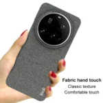 imak Ruiyi Series Cloth Texture PU + PC Phone Case, For Xiaomi 15 Ultra, For Xiaomi 15 Pro, For Xiaomi 15, For Xiaomi 14T Pro, For Xiaomi 14T, For Xiaomi Poco F6 5G - Image 6