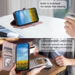 Wallet Multi-card Slot Leather Phone Case with Lanyard - Image 7