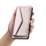 Wallet Multi-card Slot Leather Phone Case with Lanyard - Image 8
