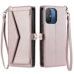 Wallet Multi-card Slot Leather Phone Case with Lanyard