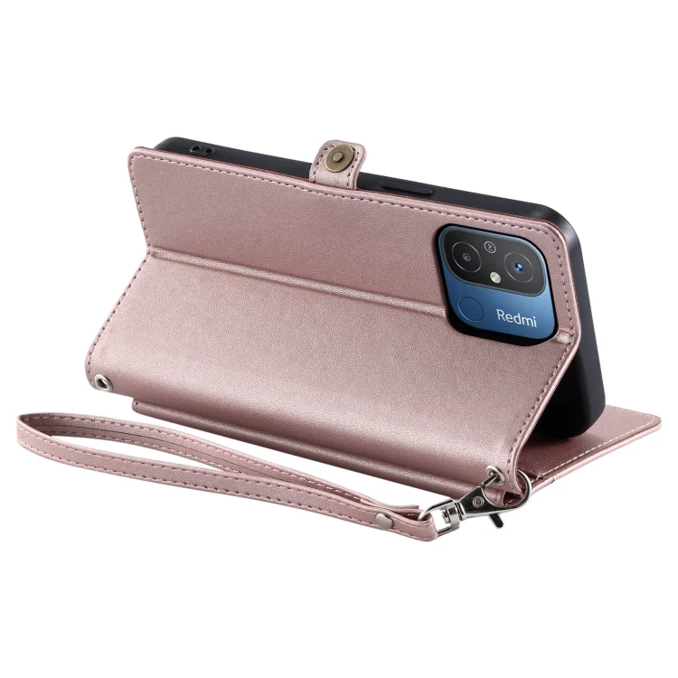 EDA007024504A_4.webp Wallet Multi-card Slot Leather Phone Case with Lanyard - Image 5