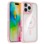 Breathable Skin Feel Transparent MagSafe Magnetic Phone Case, For iPhone 16 Pro Max, For iPhone 16 Pro, For iPhone 15 Pro Max