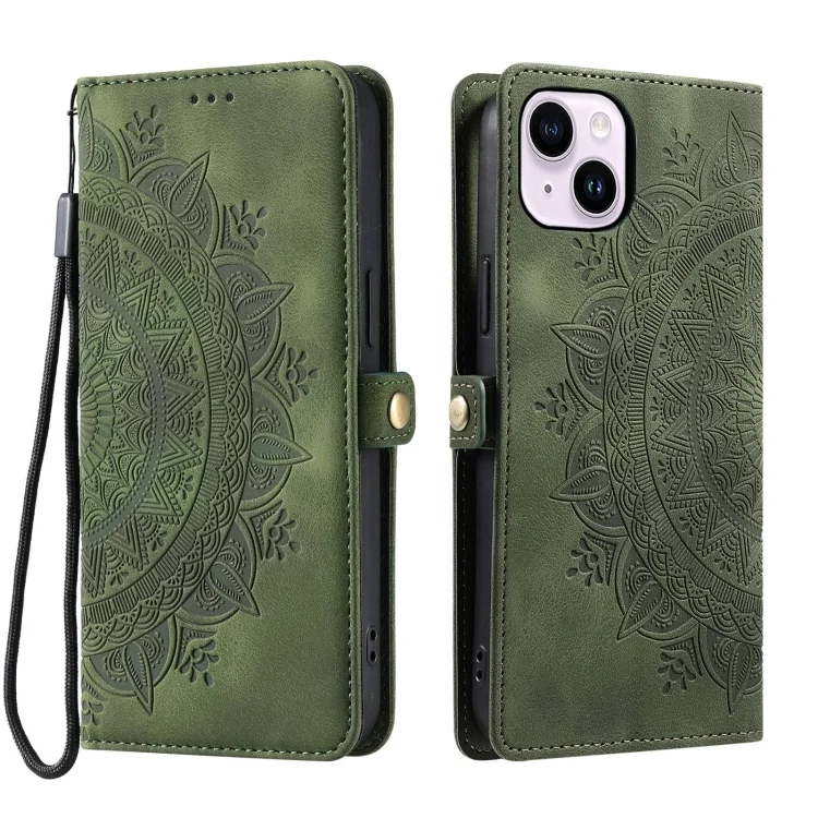 EDA007038008A_2.webp Skin Feel Totem Embossed Leather Phone Case - Image 3