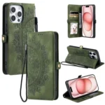 Skin Feel Totem Embossed Leather Phone Case