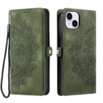 Skin Feel Totem Embossed Leather Phone Case - Image 3