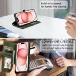 Skin Feel Totem Embossed Leather Phone Case - Image 7