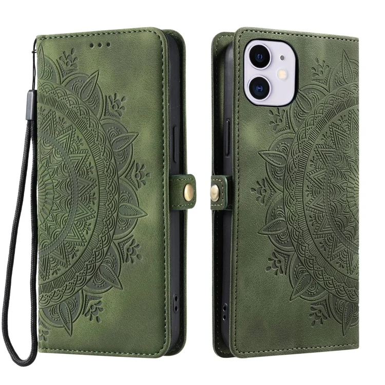 EDA007038020A_2.webp Skin Feel Totem Embossed Leather Phone Case - Image 3