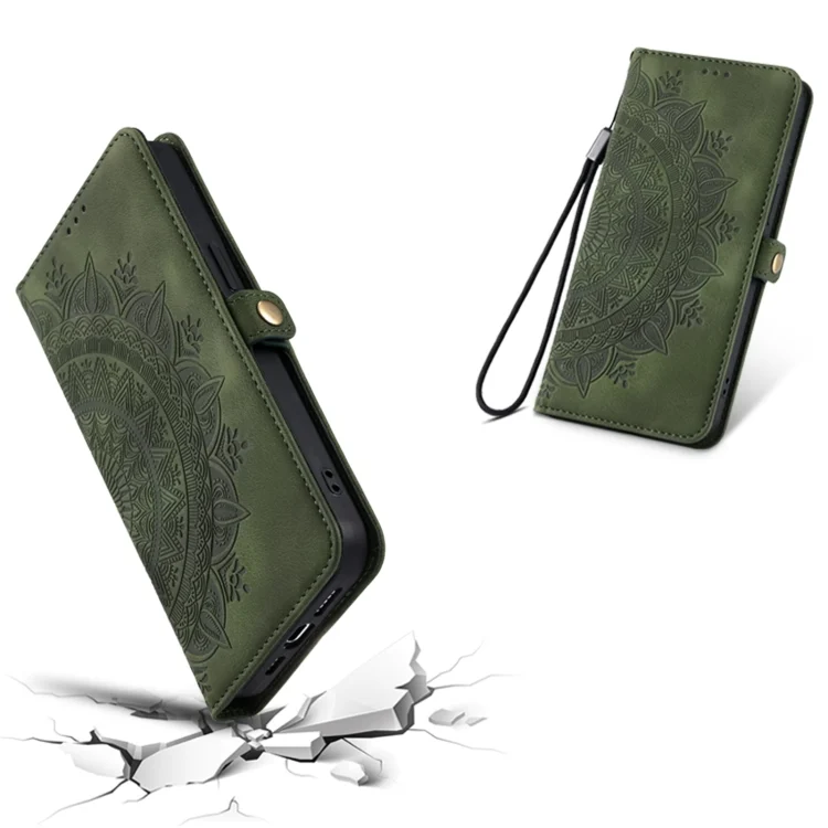 EDA007038020A_5.webp Skin Feel Totem Embossed Leather Phone Case - Image 6