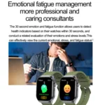 ET585 2.04 inch Silicone Strap IP68 Waterproof Smart Watch, Support ECG / Blood Composition Measurement - Image 11