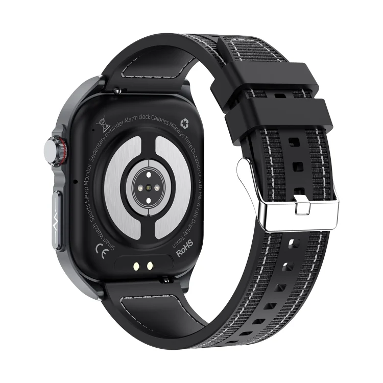 EDA007038801A_2.webp ET585 2.04 inch Nylon Strap IP68 Waterproof Smart Watch, Support ECG / Blood Composition Measurement - Image 22