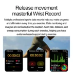 ET585 2.04 inch Nylon Strap IP68 Waterproof Smart Watch, Support ECG / Blood Composition Measurement - Image 14