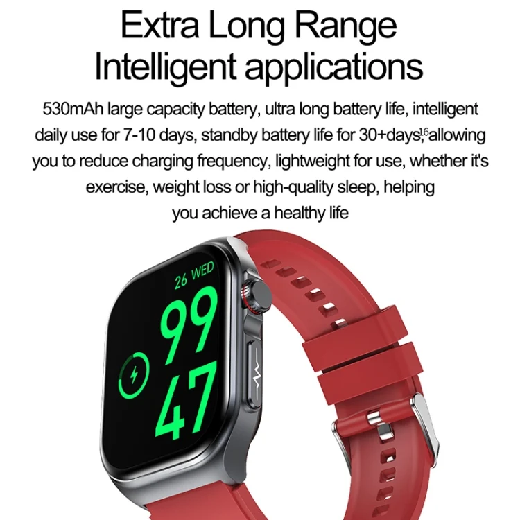 EDA0070388_B14.webp ET585 2.04 inch Nylon Strap IP68 Waterproof Smart Watch, Support ECG / Blood Composition Measurement - Image 15