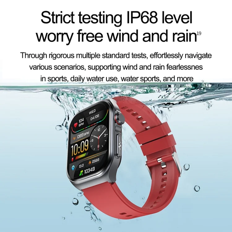 EDA0070388_B19.webp ET585 2.04 inch Nylon Strap IP68 Waterproof Smart Watch, Support ECG / Blood Composition Measurement - Image 20
