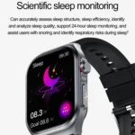 ET585 2.04 inch Nylon Strap IP68 Waterproof Smart Watch, Support ECG / Blood Composition Measurement - Image 9