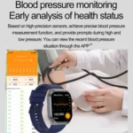 ET585 2.04 inch Nylon Strap IP68 Waterproof Smart Watch, Support ECG / Blood Composition Measurement - Image 10